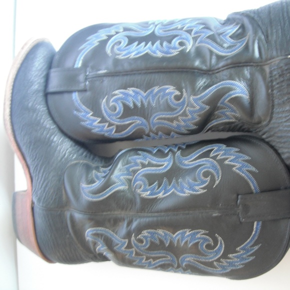 Nocona Shark Skin Boots Sz 8 - Picture 5 of 8